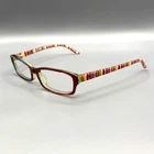 Eddie Bauer EB8245 Eyeglasses Frame Claret Striped 54-16-140 Used Pre-owned. Price: $19.98.