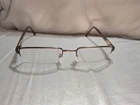 Burberry Eyeglasses Bronze Half Rim Frame B1012 50-19-135 Pre-owned. Price: $22.50.