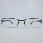 Perry Ellis 262A-2 Bronze Rectangular Semi-rimless Eyeglass Frames 54-18-135 Pre-owned. Price: $56.24.