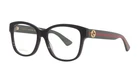 Gucci GG0038ON 011 Black Green / Red Women's 54 Mm Eyeglasses Authentic New. Price: $119.00.