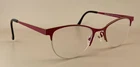 Dutz Eyewear Eyeglasses DZ479 Col. 65 Pink Red 52-19 Metal Half Rim Frames Pre-owned. Price: $29.02.