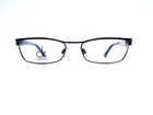 New Calvin Klein Blue Ocean Silver Brow Line Cat Eye Glasses Ck 5161 53 17 140. Price: $209.00.