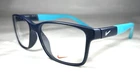 Nike 7091 Int 400 Eyeglasses Frame, Navy Blue Teal, Size: 53-16-140 New. Price: $69.95.
