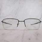 Oakley Gauge 3.2 Blade Eyeglasses Pewter Rectangular OX5128-0252 Mens 52-18-137 Pre-owned. Price: $57.59.