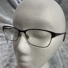Chelsea Morgan CM5005 Br/ro Eyeglasses Frames Rectangle 52-16-135 Mm No Lenses Pre-owned. Price: $20.00.