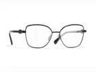 Chanel CH2212-C101 Black With Logo Optical Eyeglasses Demo Lenses New. Price: $188.86.