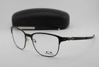 New Oakley OX3248-0252 Seller Powder Pewter Black Authentic Eyeglasses 52-18. Price: $177.65.