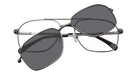 Callaway CA102 Gunmetal Aviator Flex-hinge Eyeglasses 56-18-140 W/sunglasses New. Price: $69.99.
