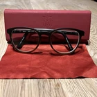 Oga Morel 8312O Matte Tortoise Plastic Round Eyeglasses Frame 51-18-140 83120 Pre-owned. Price: $85.00.