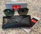 Ray Ban RB3492 002 62/16 130 3N Black Metal-green Gradient Lens Case/cloth New. Price: $84.99.