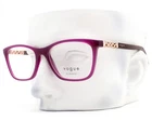 Vogue Eyeglasses VO5632B 2989 Transparent Violet Rose Gold 53MM W/case New. Price: $78.50.