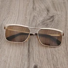 Vintage Rodenstock Carlton Flach 12K Gold Filled Sunglasses - Brown Lenses Used. Price: $182.56.