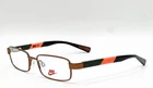 New Nike 5573 218 Walnut Total Orange Authentic Eyeglasses 48-16. Price: $50.84.