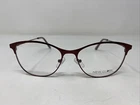 New Globe L5176-P Wine 55-16-145 Red Metal Full Rim Eyeglasses Frame &817. Price: $40.00.
