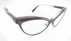 Alain Mikli A03072 001 Clear Purple Cat Half Rim Eyeglasses Frames 54-16 140 New. Price: $94.99.