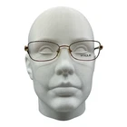 Vogue Eyewear VO3945-B 811 Brown Gold Crystal Eyeglasses Frames 53-17-135 New. Price: $24.99.