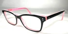Chelsea Morgan Cm 7007 Bk/pk Black Pink Eyeglasses Frame Size: 52-16-140 New. Price: $69.95.