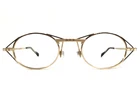 Vintage Cazal Eyeglasses Frames 106 516 Brown Gold Oval Wire Rim 46-22-135 Pre-owned. Price: $171.49.