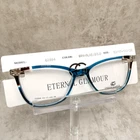 Eternal Glamour Blue Brown Gold Butterfly Eyeglasses Frames 03994 53-17-140 New!. Price: $52.95.