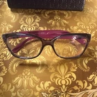 Gucci Gg Style 3683 Square Havana Gray And Purple Eyeglasses Pre-owned. Price: $125.00.