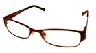 Lucky Womens Ophthalmic Soft Rectangle Metal Frame Groovy Brown 50MM New. Price: $49.99.