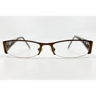 Skechers SK2001 Sbrn 50-17-135 Women Brown Half Rim Eyeglasses Frame Pre-owned. Price: $23.99.