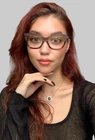 New Alain Mikli 46013M B0D4 52MM Cats Red Women's Eyeglasses G1II. Price: $174.99.