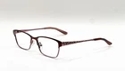 Chelsea Morgan Cm 5005 Brown Rose Rectangle Eyeglass Frames 52-16-135 New. Price: $56.32.