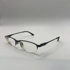 Ray-ban RB8624 1074 Half Rim Black Flex Hinge Eyeglasses 52-17-135 Frames Only Pre-owned. Price: $29.98.