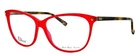 New Christian Dior CD3270 Qyb 53MM Red Translucent Brown Eyeglasses Frames Italy. Price: $179.91.