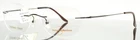 Naturally Rimless NR343 Gunmetal Unisex Oval Eyeglasses 50-19-135 B:36 New. Price: $29.99.