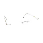 Silhouette 7436 /10 6066 Titanium Silver Gold Rimless Eyeglasses Frames 21-40 Pre-owned. Price: $104.99.