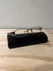 Prada Brown Metal Rectangle Frame Eyeglasses Italy VPR53H 766-1O1 52 16 135 Pre-owned. Price: $120.00.