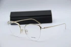 New Prada Vpr 60U ZVN-1O1 Gold Authentic Designer Eyeglasses W/case 53-19. Price: $160.65.