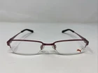 Puma Eyewear PU15364 Pk 47-16-135 Pink Metal Half Rim Eyeglasses Frame B393 New. Price: $40.00.