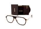 Tom Ford FT5943-B 056 Dark Havana / Blue Block Clear Lens 56MM Eyeglasses New. Price: $167.95.