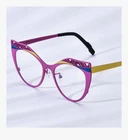 Fonex Colorful Pure Titanium Frame Women Retro Round Eyeglasses New. Price: $43.99.