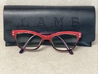 L.a.m.b. By Gwen Stefani Eyeglasses Frames Only LA049 Red 54-17-140 Pre-owned. Price: $49.99.