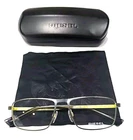 Diesel DL5351 009 Gunmetal Green Square Eyeglasses 55-16 145 New Case Cloth. Price: $42.47.