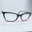 Coach Eyeglasses Frames HC6107 5475 Black Amber Fade Cat 52-17 140 Italy Pre-owned. Price: $29.00.
