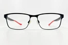 Nike 8130 073 Matte Black Red Metal Rectangle Eyeglasses Frames 56-16 140 Pre-owned. Price: $69.99.