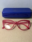 Betsey Johnson Pink Cateye Frames MS1021 VMP2007 PD62MM Pre-owned. Price: $18.00.