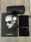 Chanel Tortoise Brown Eyeglass Frames 3246-Q 1295 51-17-140 Pre-owned. Price: $275.00.