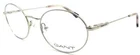 Gant 3187 010 Shiny Silver Round Metal Optical Eyeglasses Frame 51-19-140 Rx New. Price: $103.60.