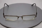 Ray-ban RB6156 Eyeglasses Frame Only Brown Metal Rectangular Half Rim 52-17-140 Pre-owned. Price: $29.99.