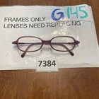 Ray Ban RB1503 3503 44 16 120 Purple Orange Oval Glasses Frames G145 Pre-owned. Price: $19.12.