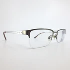 Ralph Lauren Rl 5089 9282 Gunmetal Silver Semi Rimless Eyeglass Frames 54-18-140 Pre-owned. Price: $44.99.