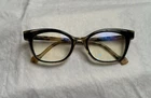 Face Glasses Adict Col 203 Gray/rose Cat Eye France, Frames Only Pre-owned. Price: $118.20.