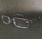 Silhouette Eyeglasses Frame 7753 6064 7759 Elements Grey Black Dawn 53-19-145 New. Price: $199.99.