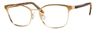 Enhance EN4339 Eyeglasses Frame Size 52-18-140 Satin Gold Women's New. Price: $39.94.